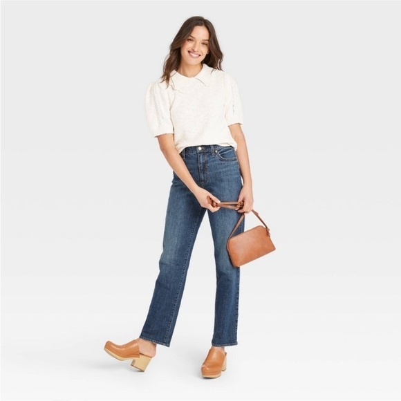 Universal thread high rise vintage straight jeans nwt - Picture 1 of 7